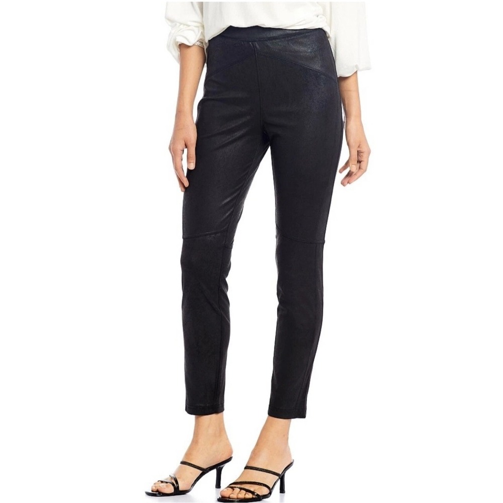 Free People Midnight Vegan Suede Leggings Black Pants Leggings NWT M 169
